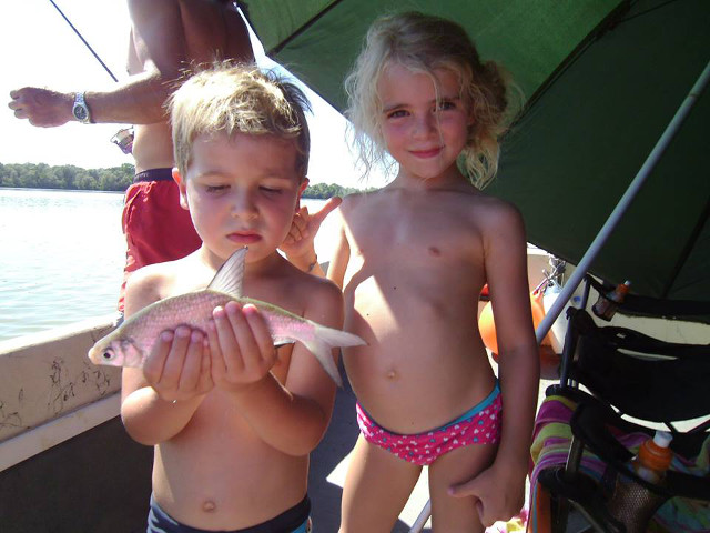 Gutscher Juniors beim Köderfischen 